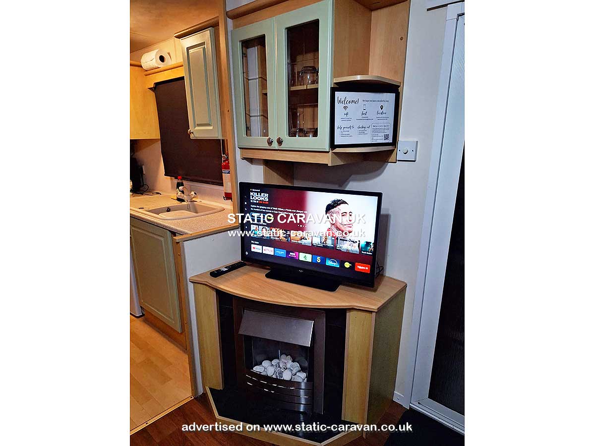 Caravan for hire A20 at Towervans Holiday Park, Mablethorpe, Lincolnshire