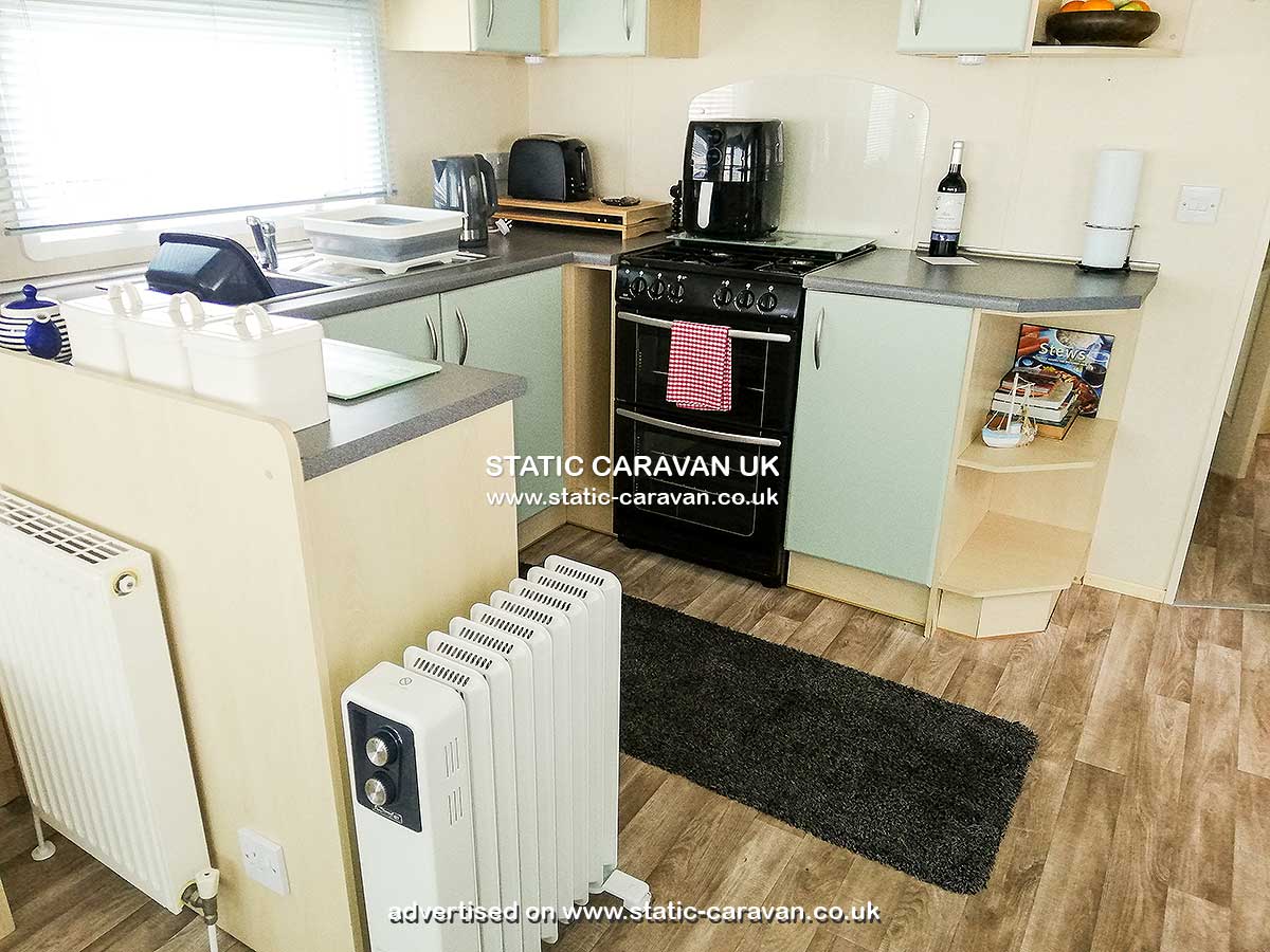 Caravan for hire C17 at Bryn Morfa, Conwy, North Wales